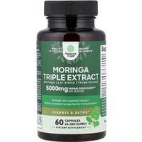 Nature's Craft, Trigubas moringos ekstraktas, 5000 mg, 60 kapsulių
