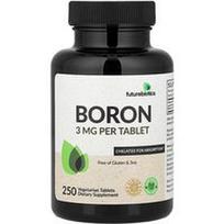 Futurebiotics, Boras, 3 mg, 250 vegetariškų tablečių
