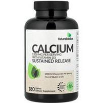Futurebiotics, Kalcis su vitaminu D3, pailginto atpalaidavimo, 180 tablečių