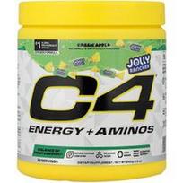 C4 / Cellucor, C4® energija + aminorūgštys, Jolly Rancher žalias obuolys, 8.6 oz (243 g)