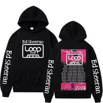Ed Sheeran Loop Tour Hoodie Men's Women Oversize Clothing Casual Pullover Autumn Winter Aesthetic Tracksuit S pink