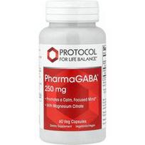 Protocol for Life Balance, PharmaGABA® su magnio citratu, 60 vegetariškų kapsulių