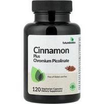 Futurebiotics, Cinamonas ir chromo pikolinatas, 120 vegetariškų kapsulių