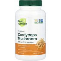 Fresh Nutrition, Kordicepso grybas, 500 mg, 90 kapsulių