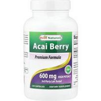 Best Naturals, Acai uogos, 600 mg, 120 kapsulių