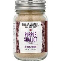 Burlap & Barrel, Violetinių askaloninių česnakų milteliai, 74 g