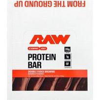 Raw Nutrition, Baltymų batonėlis, dvigubo šokolado pyragėlis su šokolado įdaru, 12 batonėlių po 60 g