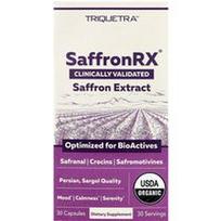 Triquetra Health, „SaffronRX®“, šafrano ekstraktas, 30 kapsulių