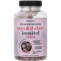 SMNutrition, Myo & D-Chiro inozitolis, uždelsto atpalaidavimo, 120 kapsulių