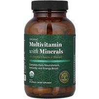 Global Healing, Organinis multivitaminas su mineralais, 120 kapsulių