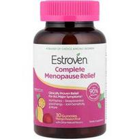 Estroven, Visiško palengvėjimo nuo menopauzės guminukai, mango ir pasiflorų skonio, 30 guminukų