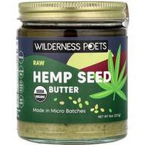 Wilderness Poets, Neapdorotas kanapių sėklų sviestas, 8 oz (227 g)