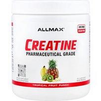ALLMAX, Kreatinas, farmacinės klasės, tropinių vaisių punšas, 190 g
