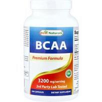 Best Naturals, Šakotosios grandinės aminorūgštys (BCAA), 200 kapsulių