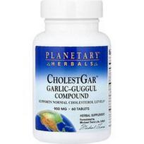 Planetary Herbals, „CholestGar™“ česnako ir gugulo mišinys, 60 tablečių
