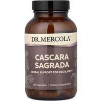 Dr. Mercola, Cascara Sagrada, 90 kapsulių (308 mg vienoje kapsulėje)