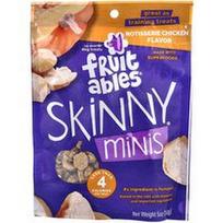 Fruitables, „Skinny Minis®“, šunų skanėstai, ant iešmo kepta vištiena, 141 g