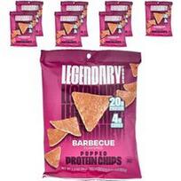 Legendary Foods, Spraginti baltyminiai traškučiai, barbekiu, 7 pakeliai po 36 g