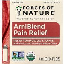 Forces of Nature, „ArniBlend“ skausmą malšinantis vaistas, 4 ml (0,14 skysčio uncijos)