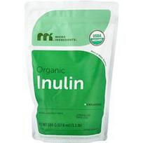 Micro Ingredients, Organiniai inulino milteliai, be skonio, 500 g