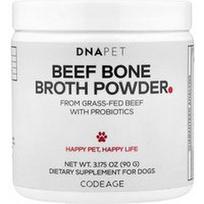 Codeage, DNA Pet, jautienos kaulų sultinio milteliai šunims, 90 g