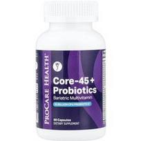 ProCare Health, „Core-45+“ probiotikai, bariatrinis multivitaminas, 60 kapsulių