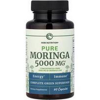 Nobi Nutrition, Gryna moringa, 5000 mg, 60 kapsulių