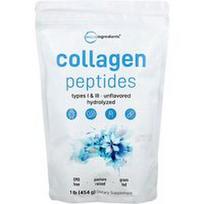 Micro Ingredients, Kolageno peptidai, be skonio, 454 g