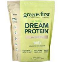 Greens First, „Dream Protein™“ išrūgų baltymai, kreminės prancūziškos vanilės skonio, 750 g