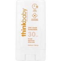 think, „Thinkbaby®“, cinko oksido apsauginis pieštukas nuo saulės, SPF 30, be kvapiklių, 18,4 g