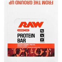 Raw Nutrition, Baltymų batonėlis, sūdytos karamelės riestainis, 12 batonėlių po 60 g