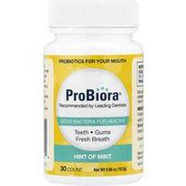 ProBiora, Dantų probiotikai, mėtų užuomina, 30 tablečių
