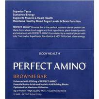 BodyHealth, „Perfect Amino®“ batonėlis, šokoladinis pyragėlis, 12 batonėlių po 44 g (1,55 uncijos)