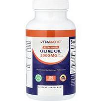 Vitamatic, Ypač tyras alyvuogių aliejus, 120 minkštųjų kapsulių (1000 mg vienoje minkštojoje kapsulėje)