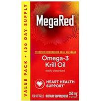 Schiff, MegaRed®, Omega-3 krilių aliejus, vanilė, 350 mg, 120 minkštųjų kapsulių