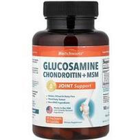 BioSchwartz, Gliukozamino chondroitinas + MSM, 90 kapsulių