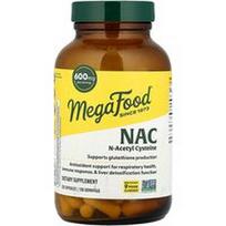 MegaFood, NAC, 600 mg, 120 kapsulių