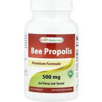 Best Naturals, Bičių propolis, 500 mg, 120 kapsulių