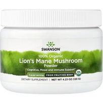Swanson Vitamins, 100 % ekologiški liūtgrybių milteliai, 120 g