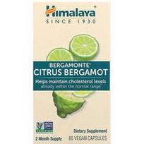 Himalaya, Bergamonte®, citrusinių vaisių ir bergamočių skonio, 60 veganiškų kapsulių (500 mg vienoje kapsulėje)