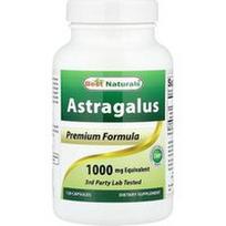 Best Naturals, Astragalus, 120 kapsulių (250 mg vienoje kapsulėje)