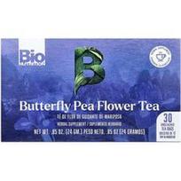 Bio Nutrition, Drugelių žirnelių žiedų arbata be kofeino, 30 nebalintų arbatos pakelių, 24 g