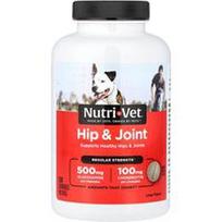 Nutri-Vet, Klubas ir sąnarys, Regular Strength, Šunims, Kepenims, 120 kramtomųjų