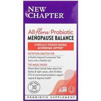 New Chapter, „Allflora™“ probiotinis menopauzės balansas, 30 veganiškų kapsulių