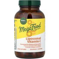 MegaFood, Liposominis vitaminas C, 120 kapsulių (500 mg vienoje kapsulėje)