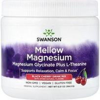 Swanson Vitamins, Švelnus magnio gėrimų mišinys, juodųjų vyšnių skonio, 184,5 g