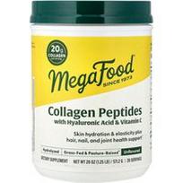 MegaFood, Kolageno peptidai su hialurono rūgštimi ir vitaminu C, be skonio, 20 uncijų (571,2 g)