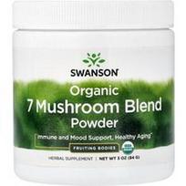 Swanson Vitamins, Organinių 7 grybų mišinio milteliai, 84 g