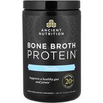 Ancient Nutrition, Kaulų sultinio baltymai™, vanilės skonio, 492 g