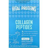 Vital Proteins, Kolageno peptidai, be skonio, 20 pakelių, po 0.35 uncijos (10 g)